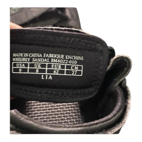 Columbia‎ Men’s Size 9 Whidrey Sport Sandals Black Camping Hiking Water Shoe - Picture 3 of 4